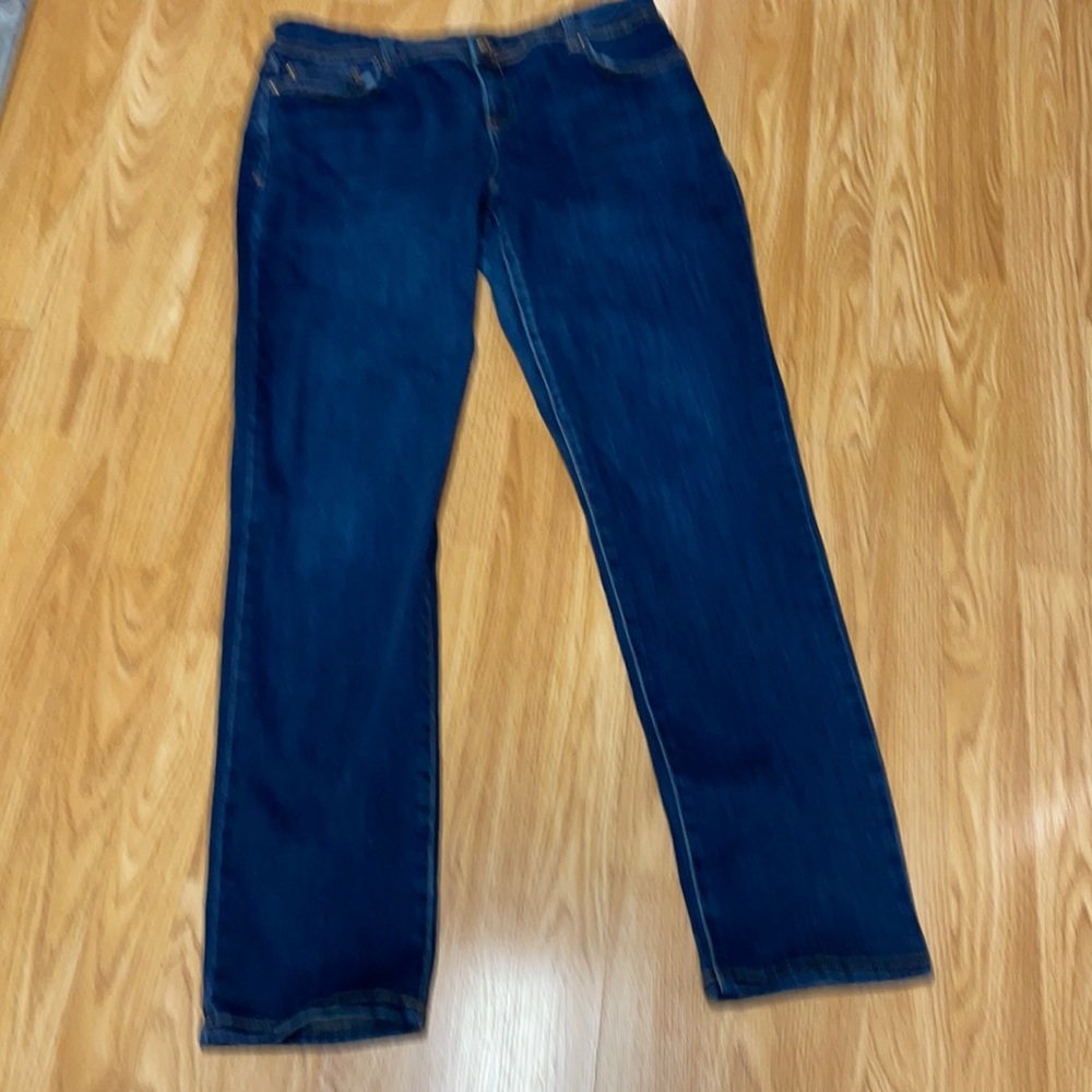 Inc Denim Skinny Legs Regular Fit Size 14 blue jeans